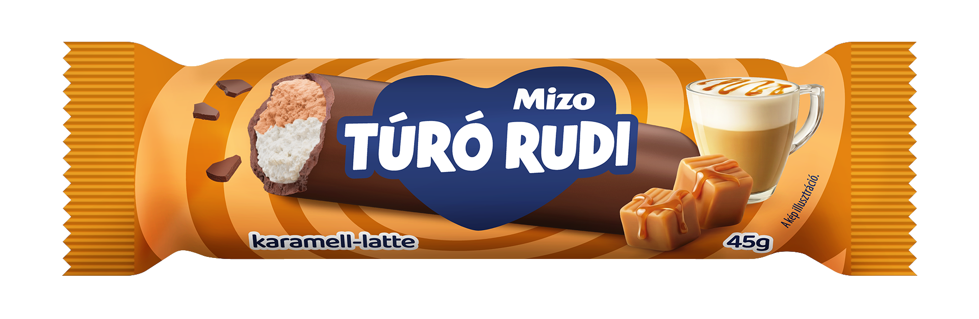 Mizo rudi karamell-latte