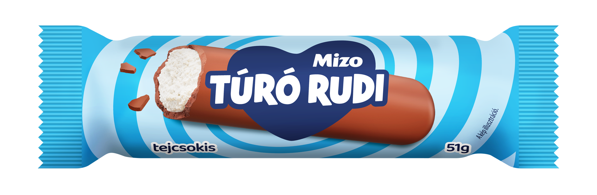 Mizo rudi tejcsokis-natur