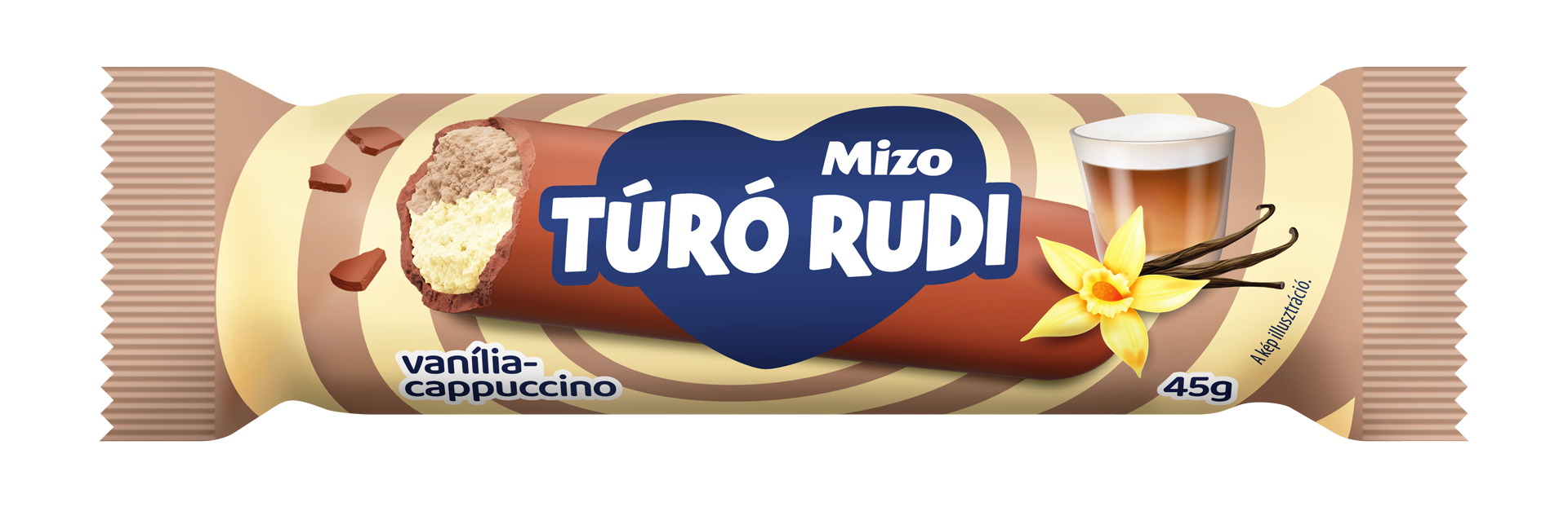 Mizo rudi vanilia-cappucino